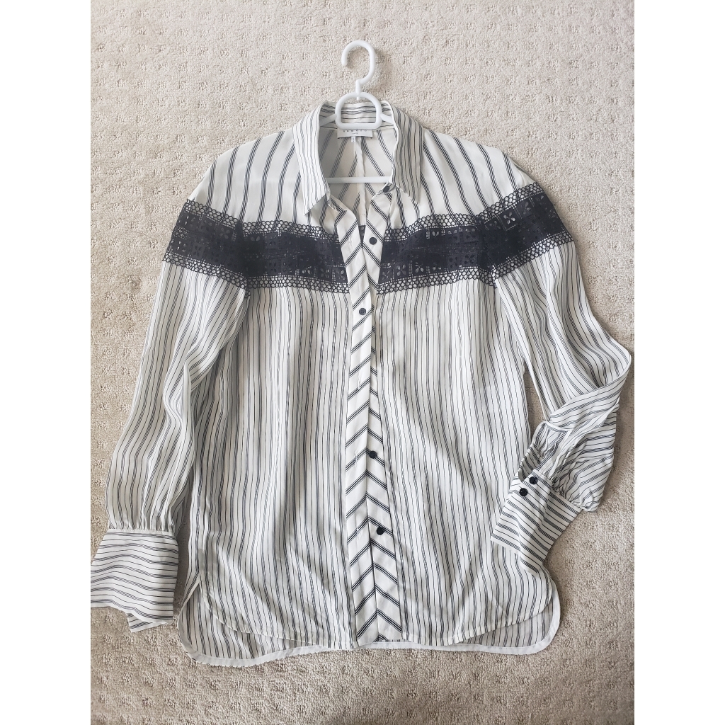 Nwt Sandro Ecru Shirt Size S